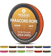 VVAAGG 2mm Reflective Paracord Rope 100 lb: Thin Micro Braided Paracord String Cord for Crafting ...