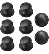 MOROBOR Stainless Steel Drawer Knobs, 8pcs Self-Stick Instant Cabinet Handle Pulls, 1.18Inch Adhe...