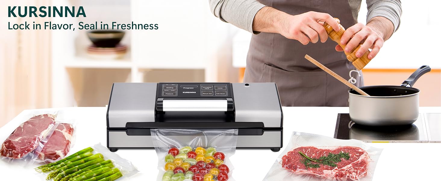 Kursinna Vacuum Sealer Machine Food Storage