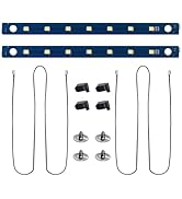 2 Pcs AD5M LED Light with Creative Printing Parts, Plug & Play No Magnet Installation for Flashfo...