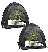 winemana 2 Pcs 70% Plant Shade Tent for Garden, 33.5x35.5x31.5 inch Sun Shade Netting Cloth for O...