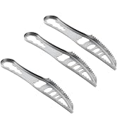 3Pcs Silver Fish Scaler Remover, Stainless Steel Cooking Tools, Seafood Tools, Remover Portable F...