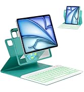 OPAKIT Magnetic Keyboard Case for iPad Pro 12.9-inch (6th, 5th, 4th, 3rd Generation) - 360 Rotata...