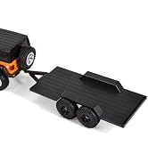 9imod Utility RC Car Trailer with Towing Hitch for 1/18 RC Car RC Crawler TRX4M Upgrades Accessor...