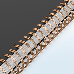Twin Wire Spiral Bound Binding
