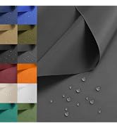 Nylon Fabric, 58" W 420D Waterproof Fabric 1 Yard Ripstop Nylon Material Outdoor Upholstery Twill...