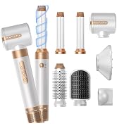Blow Dryer Brush 7inONE,110000RPM High-Speed Negative Ionic Hair Dryer with Diffuser Concentrator...