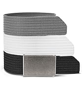 CHAOREN Mens Belt – 1.5" Nylon Webbing Belt with Quick Release Buckle - Adjustable Fit for Casual...