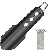PLACHIDAY 3-in-1 Ultralight Backpacking Trowel, Durable Aluminum Shovel & Potty Tool with Ergonom...