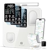 arboleaf Scale for Body Weight, Upgrade 50+ Metrics 8-Electrode Smart Scale with BMI, Body Fat, M...