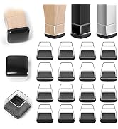 MAYZOLOP Chair Sliders for Carpeted Floors,16 Pcs Chair Glides Square Furniture Sliders Carpet, T...