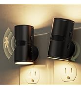 L LOHAS LED Motion Sensor Night Light, Mini Motion Activated Night Lights Plug into Wall, Rotatin...
