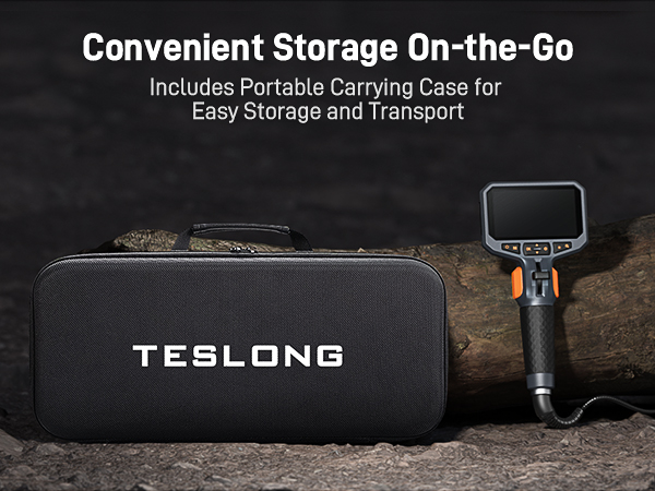 Articulating Borescope with Dual Lens Endoscope Inspection Camera with 32GB Memory Micro SD Card