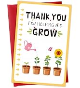 WALENGIF Teacher Thank You Cards with Envelopes - Teacher Appreciation Cards from Students - Teac...