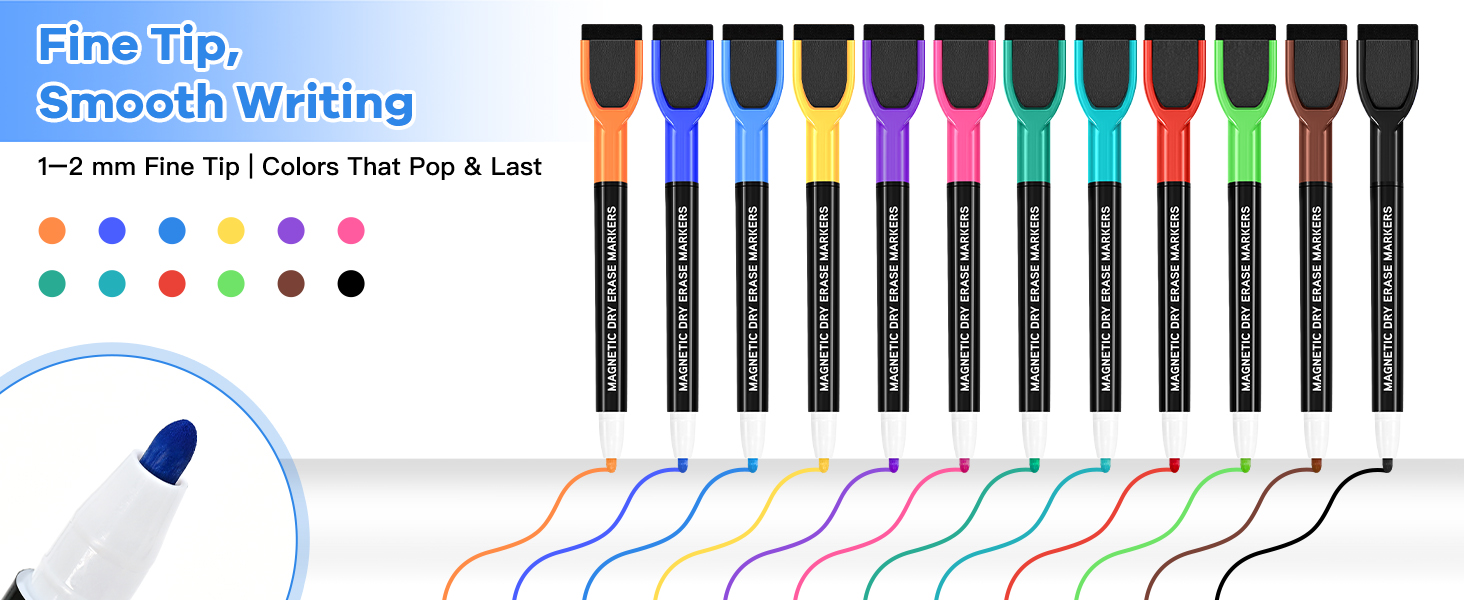 Magnetic Dry Erase Markers