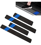 Dogary 4 PCS Car Door Sill Protector, Carbon Sills Sticker, Door Pedal and Trunk Anti Scratch Dec...