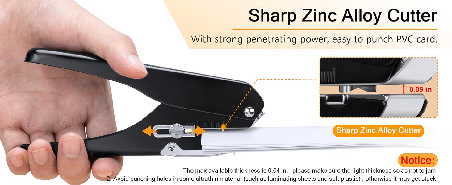 Slot Puncher, Badge Hole Punch for Id Card