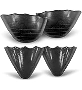 Elfzone Shoe Inserts for Women Too Big - 2 Pairs - Black - Soft Gel Shoe Inserts to Make Shoes Sm...