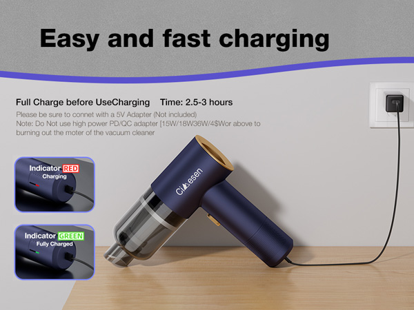 Easy and fast charging