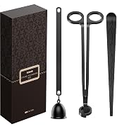 RONXS 3 in 1 Candle Accessory Set, Candle Wick Trimmer Cutter, Candle Snuffer Extinguisher, Wick ...