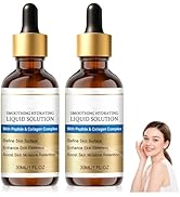 2Pcs Liquid Solution, Face Lifting Serum, Anti-Aging Serum Oil With Peptide & Collagen, Hydration...