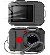 Tedubax Silicone Case for pixpro wpz2 Digital Camera with 2PCS Screen Protector and Lanyard - Black