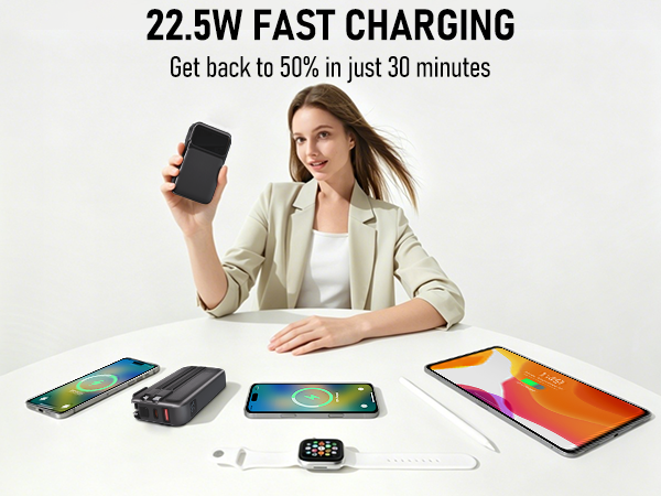 power bank fast charging portable power bank cargador portatil para telefonos