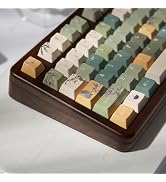 Sumgsn Keycaps 152 Keys Green PBT Dye Sub Cherry Profile Keycaps Fit for 61/64/87/104/108 Mechani...