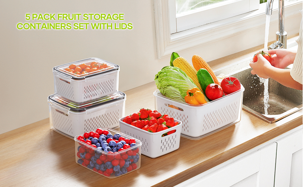 fruit containers for fridge