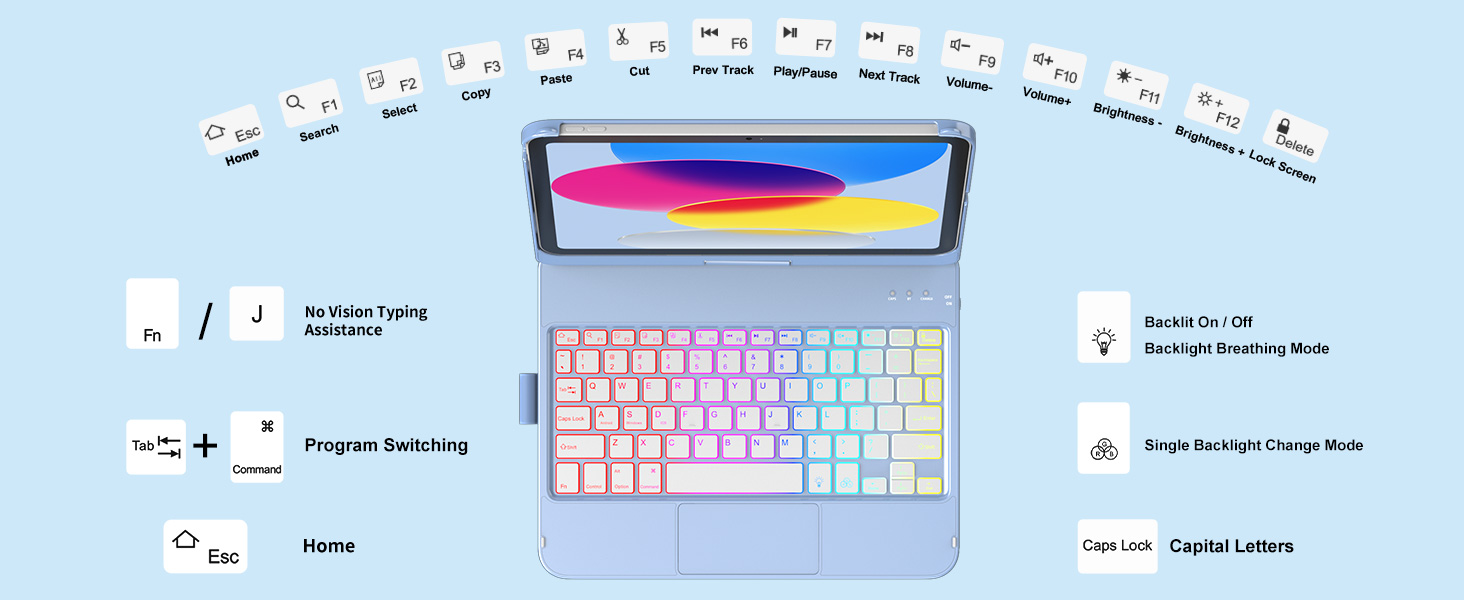 ipad 11th generation case with keyboard