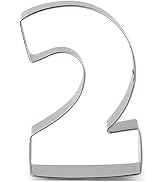 LILIAO Number 2 Cookie Fondant Biscuit Cutter for Birthday / Anniversary / Special Day - 2.4 x 3....