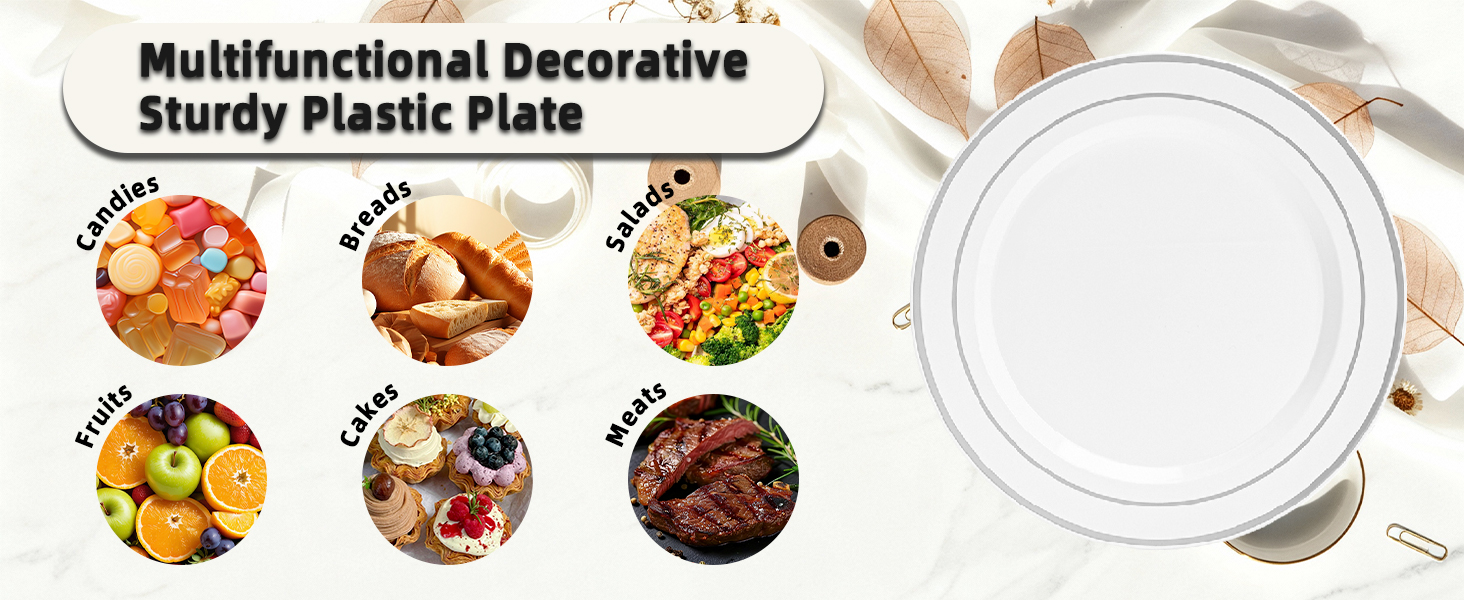 plastic plates sets