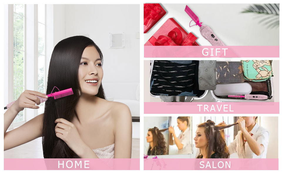 hot comb straighter