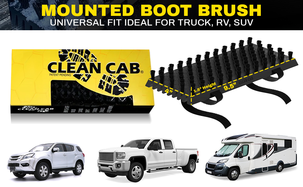 mats soft deck boot scrubber outdoor heavy duty brush semi truck step brushes scraper cleaner