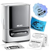 Nelko Label Maker Machine with Tape, PM220 Bluethooth Label Printer, Portable Thermal Printer for...