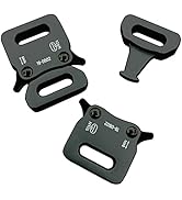 Paracord Bracelet Buckles 2 Pack Metal Side Quick Release Tactical Belt Buckle DIY Necklace Bag A...