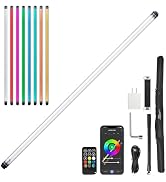 uyled P120 RGB Handheld Photography Light, APP Control 1350 Lumen LED Video Light Wand 360°Full C...