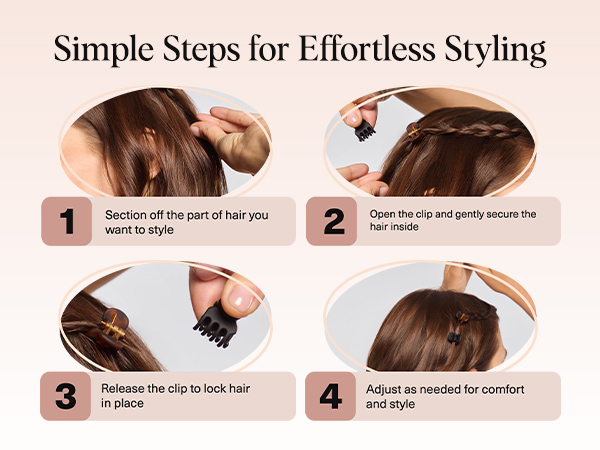 Kitsch Small Hair Clips for Women Stylish Baby Hair Clips