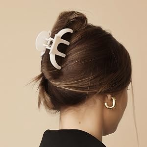 SMKSL 3.5 Inch Medium Hair Claw Clips for Girls