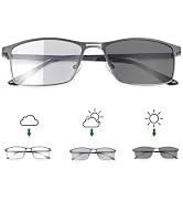 Vepiant Photochromic Bifocal Reading Glasses Men Women Transition Sunglasses UV Protection Sun Re...