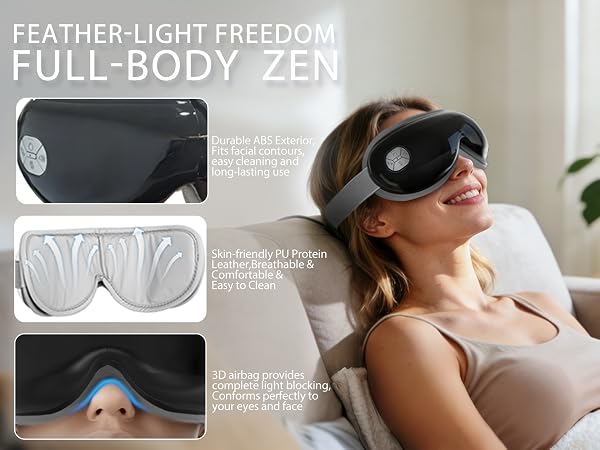 Heated Eye Mask Massager