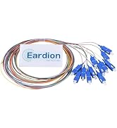 Eardion SC/UPC Fiber Optic Pigtail, 1.5 Meters 12 Strand Single Mode SC/UPC Fiber Optic Pigtail, ...