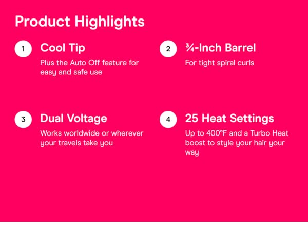 Product highlights