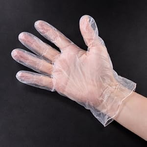 vinyl gloves, clear gloves, small gloves