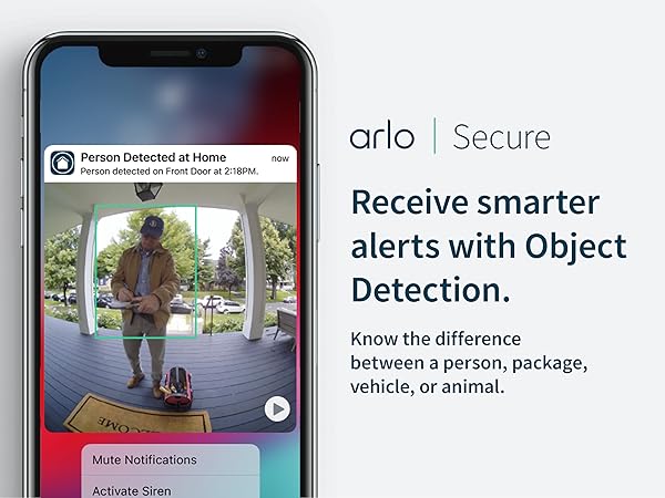 Arlo Secure - Object Detection