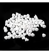 Tighall 100PCS White Soft Plastic Screw Hole Cover Plugs, 3mm Waterproof Cap Plug for Holes