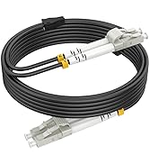 RamboCables 20m/66ft OM3 LC to LC Fiber Patch Cable Outdoor Armored,Outdoor Fiber Optic Cable Mul...