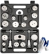 Acymner 24PCS Disc Brake Caliper Tool Kit | Heavy Duty Disc Brake Piston Caliper Compressor Rewin...