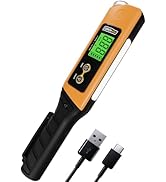 Rechargeable Digital Tire Pressure Gauge with LED Work Light, 150 PSI ±1% Accuracy, Compact 2-in-...