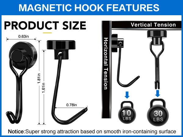 magnetic hooks